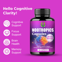 Cápsulas nootrópicas al por mayor directas de fábrica para ayudar a los adultos al cerebro saludable y soporte cognitivo suplemento de cápsulas de aminoácidos