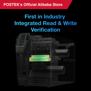 포스텍 OX 시리즈 203dpi 산업용 바코드/RFID 열전사 라벨 프린터 (고속 로터리 커터 A400P 포함, CE/FCC 인증) - Product Image 4