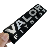 Autocollant de style badge pour carrosserie avec emblèmes personnalisés en acier inoxydable PVS, impression laser, décalcomanies, logo, plaque signalétique pour voiture et moto