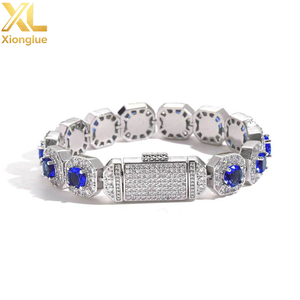 Fashion Pink Crystal Choker for Women Micro Pave Bling CZ Stone <b>Iced</b> <b>Out</b> Cluster Tennis <b>Chain</b> Necklace - Product Image 6