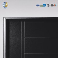 Porte de sécurité en acier galvanisé, système de verrouillage triple, antivol, porte d'entrée extérieure, bâtiment commercial