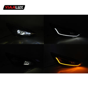 Gruppo Faro Adatto per <span class=keywords><strong>Ford</strong></span> <span class=keywords><strong>Focus</strong></span> <span class=keywords><strong>2015</strong></span> 2016 2017 con Indicatore di Direzione a LED Dinamico Luce Diurna e Lente Faro allo Xeno - Product Image 2