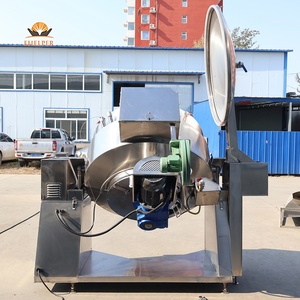 Máquina Mezcladora Industrial Basculante con Olla Encamisada de 100-800L <span class=keywords><strong>para</strong></span> Relleno de Mooncakes, Productos Lácteos y <span class=keywords><strong>Palomitas</strong></span> de Maíz - Product Image 4
