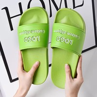 Sandales et claquettes d'été tendance personnalisées en gros, à plateforme, à bout ouvert, antidérapantes, pour l'extérieur, pour hommes et femmes
