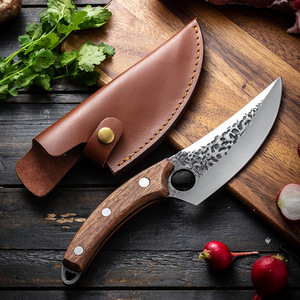 Couteau de <span class=keywords><strong>cuisine</strong></span> pliant en acier inoxydable forgé à la main avec un couteau de poche à manche droit pour une utilisation dans la <span class=keywords><strong>cuisine</strong></span> de l'abattoir - Product Image 4