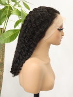 Perruque en cheveux humains, lace front 13x4 HD transparente, perruque bouclée birmane brute pour femmes, fournisseur Alibaba en gros