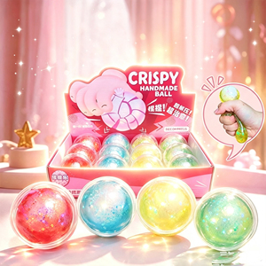 Pelota Antiestrés de Cristal Brillante de 6 cm, Hecha a Mano, de Compresión Lenta, para Aliviar el Estrés - Product Image 3