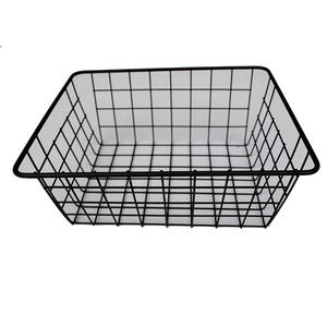 Panier de rangement trapézoïdale, 1 pc, couleur or rose, fil de fer métallique, panier de produits cosmétiques - Product Image 5