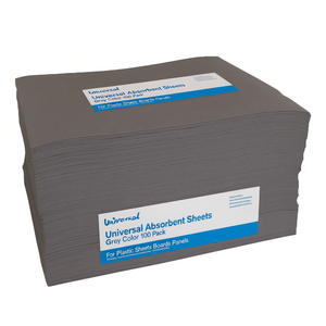 Universal Absorbent <b>Sheets</b> Grey Color 100 Pack For <b>Plastic</b> <b>Sheets</b> Boards Panels - Product Image 2