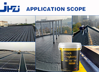 Peinture imperméable au fluorocarbone résistante aux UV pour béton, métal, toiture, barrage, pont