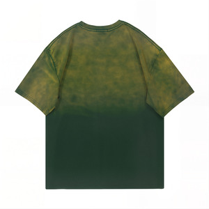 Camiseta Tie Dye Vintage Personalizada para Hombre, Estilo Urbano Oversize, con Gráficos Bordados, Manga Corta, Algodón - Product Image 2