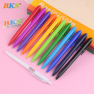 Kustom kualitas tinggi 1.0mm plastik pulpen logam kuning desain baru untuk hadiah promosi Logo iklan Hotel - Product Image 4
