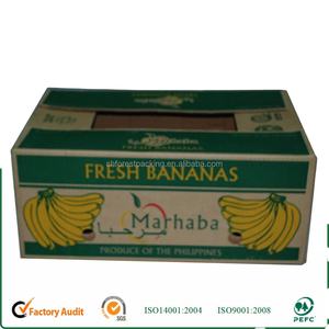 供应商购买便宜的纸板瓦楞纸包装香蕉水果蔬菜纸箱包装 - Product Image 2