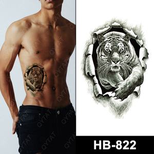 <span class=keywords><strong>Tatouage</strong></span> temporaire <span class=keywords><strong>de</strong></span> <span class=keywords><strong>tigre</strong></span> Tribal, modèle à la mode, meilleure vente - Product Image 3