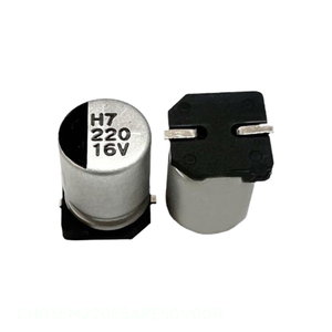 Condensateur SMD 22 µF 20 % 35 V CH035M220E5APE50V00R à montage en surface, canal fabricant, aluminium, 22 µF - Product Image 1