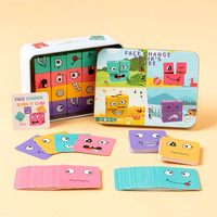 Jeu de cube magique changeant de visage petite boîte en métal jeux de jouets éducatifs pour enfants et adultes