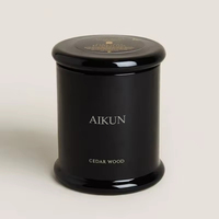 Ensemble de bougies parfumées en verre écologiques AIKUN, design personnalisé, chambre à coucher, relaxation nocturne, ambiance chaleureuse et confortable, aromathérapie