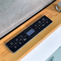 Icegalax Moderne Acrylique Jakuzzi Intérieur Baignoire De Massage Hydromassage Fibre De Verre Double Whirlpool Spa Baignoire