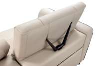 Style moderne 3 + 2 + 1 places canapé en cuir inclinable Charge sans fil fonction purificateur d'air inclinable théâtre classique ensembles de canapés de luxe