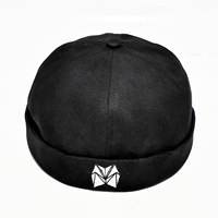 Casquette Docker sans visière en coton brodée sur mesure, vente en gros