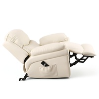 Fauteuils inclinables pivotants, chaise inclinable de première classe d'avion, cuir Amala