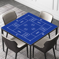 Tapete de Juego de Goma Antideslizante y Reductor de Ruido, Base Gruesa Antideslizante para Mesa de Mahjong, Póker, Club, Hogar, Fiestas y Juegos