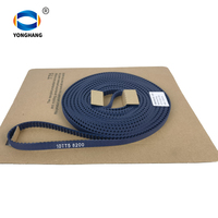 Courroie de distribution en polyuréthane jaune, bleu et blanc avec cordon en acier TT5 pour machine à broder et à tricoter circulaire, largeur 460 mm, rouleau de 100 m