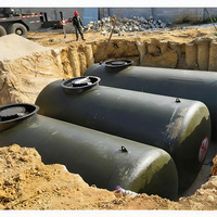 Réservoirs de stockage de carburant diesel en acier au carbone de 1000L à 30000L, conteneurs de réservoirs d'huile personnalisés pour stations-service et stockage de carburant industriel