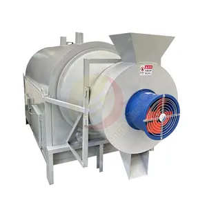 Máquina secadora de tambor rotativo, equipo de secado eléctrico de arena de sílice, barro, calefacción, precio