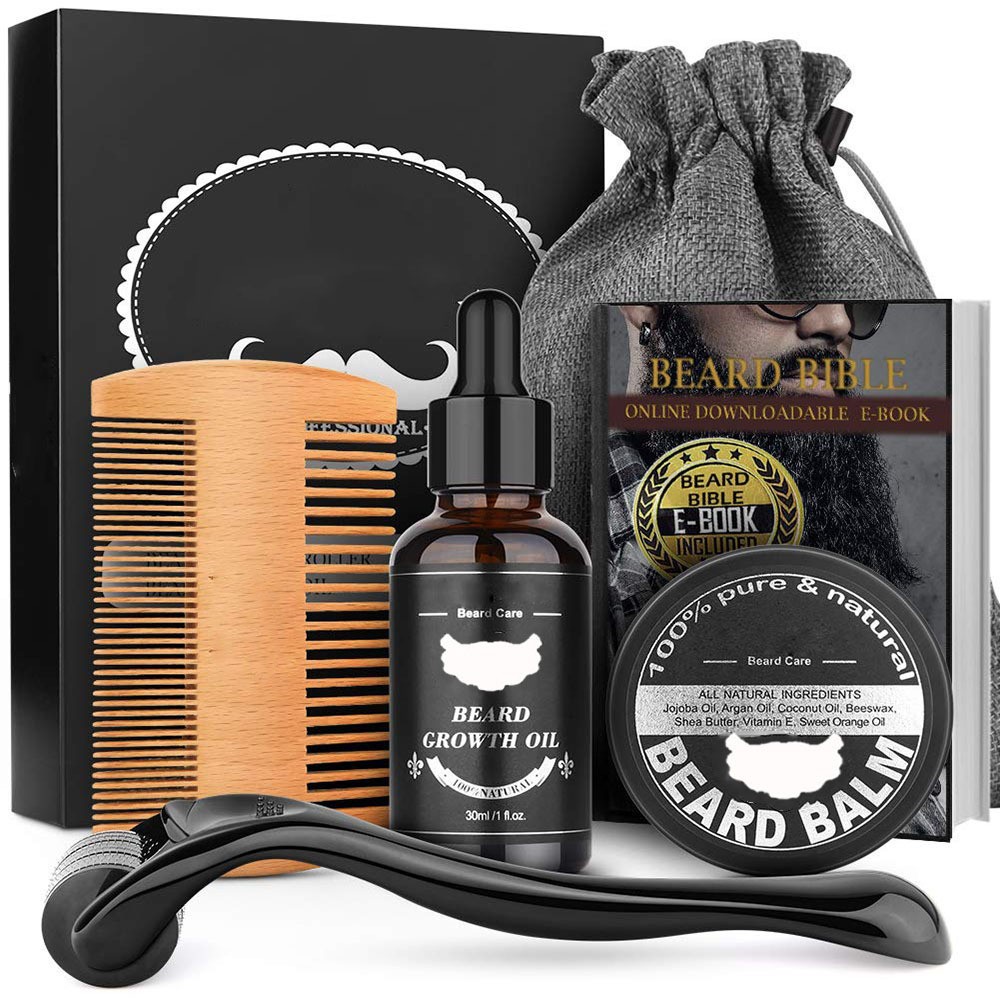 Ensemble de soins pour barbe 5 pièces