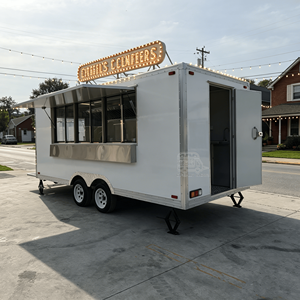 Chariot de vente de hot-dogs, remorque à hot-dogs, chariot de collations mobile, chariot de restauration rapide, remorque de restauration extérieure, kiosque alimentaire - Product Image 3