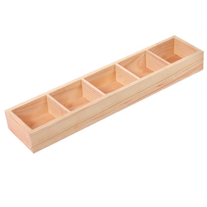 Bijoux <span class=keywords><strong>Vitrine</strong></span> Tiroir De Rangement Plateau De Table En Bois Rangement Diviseur Boîte <span class=keywords><strong>Vitrine</strong></span> Affichage Non Fini En Bois Grille Plateaux - Product Image 1