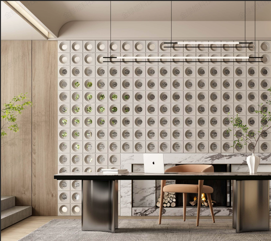 Наружный комнатный Бриз блочный забор стена внешний интерьер