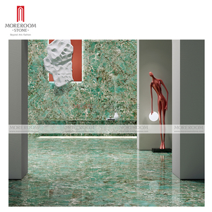 Nuevo Diseño de Baldosas Grandes de Porcelana, Mármol Verde, Losas de 12 mm, Panel de Pared - Product Image 6