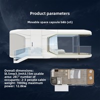 Maison préfabriquée modèle E5 pour l'hébergement touristique, les centres de villégiature, le camping, les hôtels et les maisons mobiles