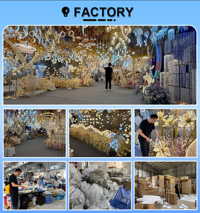 ขาตั้งดอกไม้งานแต่งงานรูปตัว S แบบเรียบหรู ขนาด 80 ซม. สีทอง สำหรับงานแต่งงาน - Product Image 5