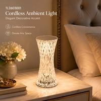 Lampe de chevet LED moderne sans fil, rechargeable, à intensité tactile, portable, température de couleur 3000K-6000K, pour chambres et décoration intérieure