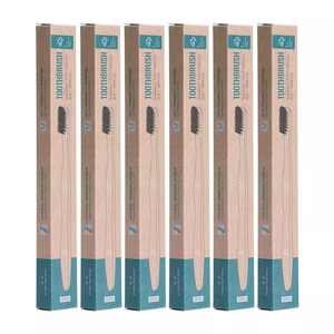 Ykelin protection <span class=keywords><strong>brosse</strong></span> à dents en bambou <span class=keywords><strong>brosse</strong></span> à dents en charbon de bois - Product Image 4