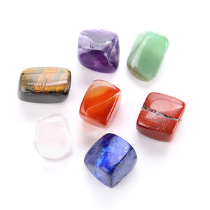 Kits de pierres de guérison chakra <span class=keywords><strong>en</strong></span> cristaux, pierres précieuses semi-précieuses, alignement arc-<span class=keywords><strong>en</strong></span>-ciel, jade coloré - Product Image 4