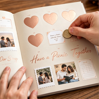 Livre à gratter personnalisé de haute qualité pour les soirées romantiques, idées de rendez-vous pour les couples, anniversaire de mariage, souvenir, cadeau