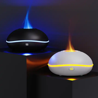 RTSJ USB Charge Ménage Brouillard Mini Voiture Diffuseur Huile Diffuseur Flamme Humidificateur en gros Avec Boîte