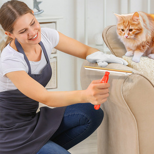 Taşınabilir Ayarlanabilir Plastik Su Geçirmez Halı Tarağı Seti Köpek Tüyü Temizleyici Köpekler Kediler Arabalar için - Product Image 2