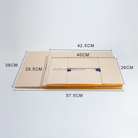 Boîtes cadeaux rigides pliables magnétiques personnalisées à double porte en papier d'art, finition mate, matériaux recyclés, pour crème contour des yeux blush