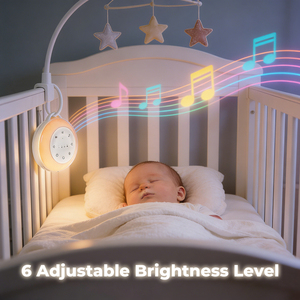 Máquina Portátil de Ruido Blanco para Dormir con Sonidos Relajantes, Brillo Ajustable, Niveles de Volumen y Temporizador para Bebés y Adultos - Product Image 5