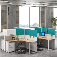 Prix de vente directe d'usine Mobilier de bureau hautement personnalisable de haute qualité Partition Work Station