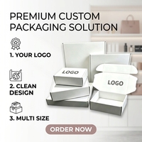 Boîtes d'expédition en carton ondulé recyclé personnalisées avec logo imprimé, emballage en papier kraft, boîtes d'expédition postales