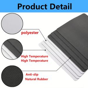 Tapis de souris vierges en néoprène pour sublimation, personnalisables avec logo, pour transfert à chaud, en caoutchouc imprimé - Product Image 5