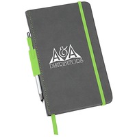 FOCUS Luxury Business Notebook-Umwelt freundlicher PU-Leder-Hardcover-Planer Benutzer definierter Logo-Druck Siebdruck Werbe