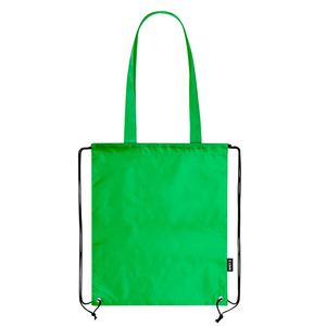 Low Cost Promotional Eco-friendly Sustainable RPET <b>Drawstring</b> <b>Backpack</b> Bag with Carrying Handle for Sports Gym Fitness Use - Product Image 2