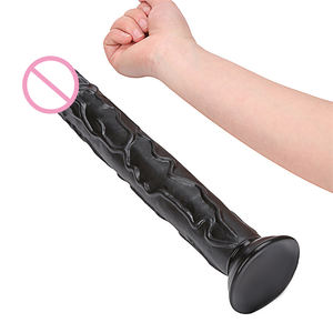 Ücretsiz örnek 13 inç siyah PVC yapay Penis kadın seks oyuncakları için gerçekçi süper uzun Penis yapay Penis kadın seks oyunu stimülasyon - Product Image 5